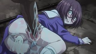 У этого черного парня ЧЛЕН СЛИШКОМ ОГРОМНЫЙ! [неотцензурированный лучший хентай английские субтитры] - порно видео