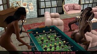 Лесбиянка снимает барменшу и жестко трахает ее в клубе - порно видео