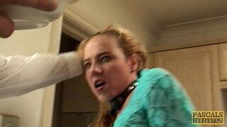 Трахнули в глотку, британскую нижнюю связали и отшлепали - порно видео