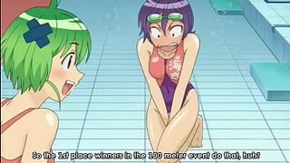 Смущенное аниме с обнаженной киской - порно видео