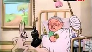 маленький кладовщик охотится на кролика - порно видео